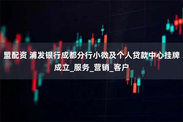 盟配资 浦发银行成都分行小微及个人贷款中心挂牌成立_服务_营销_客户